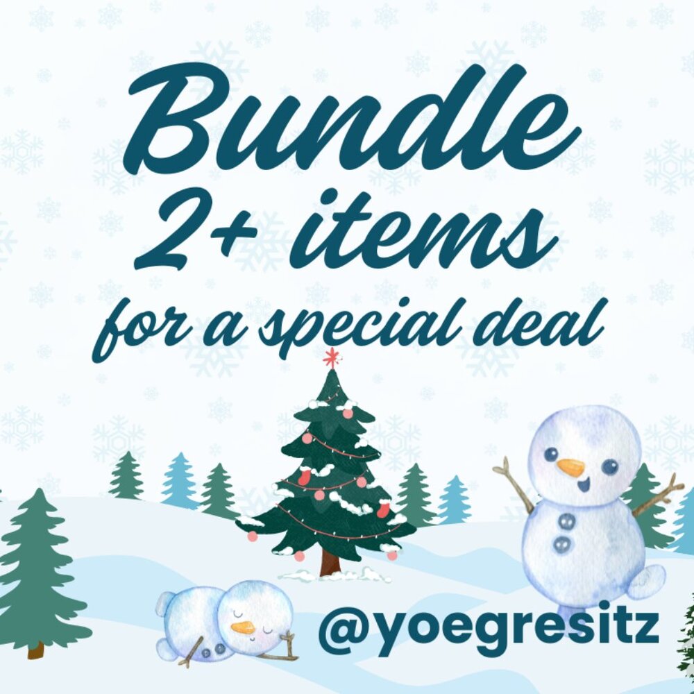 Bundle 2 or more- Please Read Notes